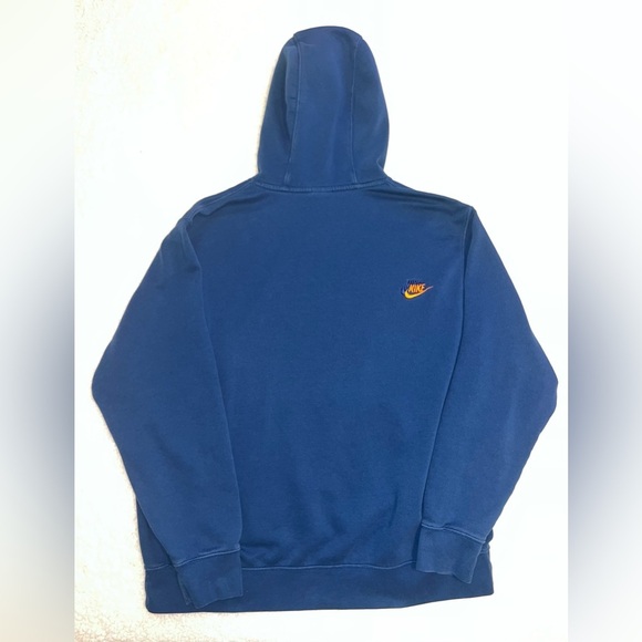 Nike Sportwear Essentials Futura Pullover Hoodie Blue Men’s Sweatshirt XXL - Picture 2 of 6